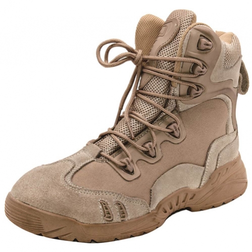 FTMH-002 Comfort botas de cuero de combate del desierto para hombres en el ejército