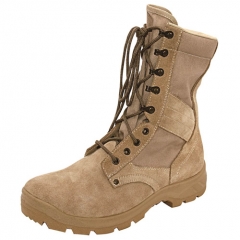 Botas militares de cuero de combate del desierto FTMH-001