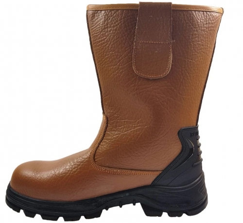 FTSH0096 Roobuck nuevo diseño de puntera de acero botas de cuero de seguridad Rigger