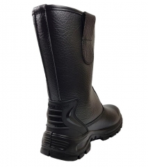 FTSH0096 Roobuck nuevo diseño de puntera de acero botas de cuero de seguridad Rigger