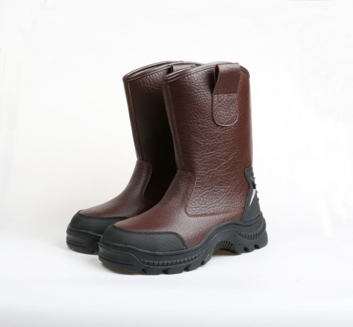 FTSH0099 Roobuck Steel Toe Cap Botas de cuero para hombres.