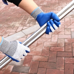 Guantes resistentes a cortes Guantes de trabajo anti-corte Nivel 5 Hppe