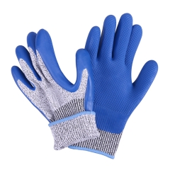 Guantes resistentes a cortes Guantes de trabajo anti-corte Nivel 5 Hppe