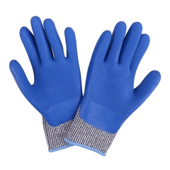 Guantes resistentes a cortes Guantes de trabajo anti-corte Nivel 5 Hppe