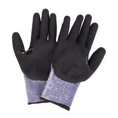 Guantes de seguridad Guante de seguridad de construcción de nitrilo HPPE