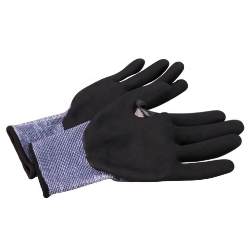 Guantes de seguridad Guante de seguridad de construcción de nitrilo HPPE