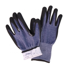 Guantes de seguridad Guante de seguridad de construcción de nitrilo HPPE